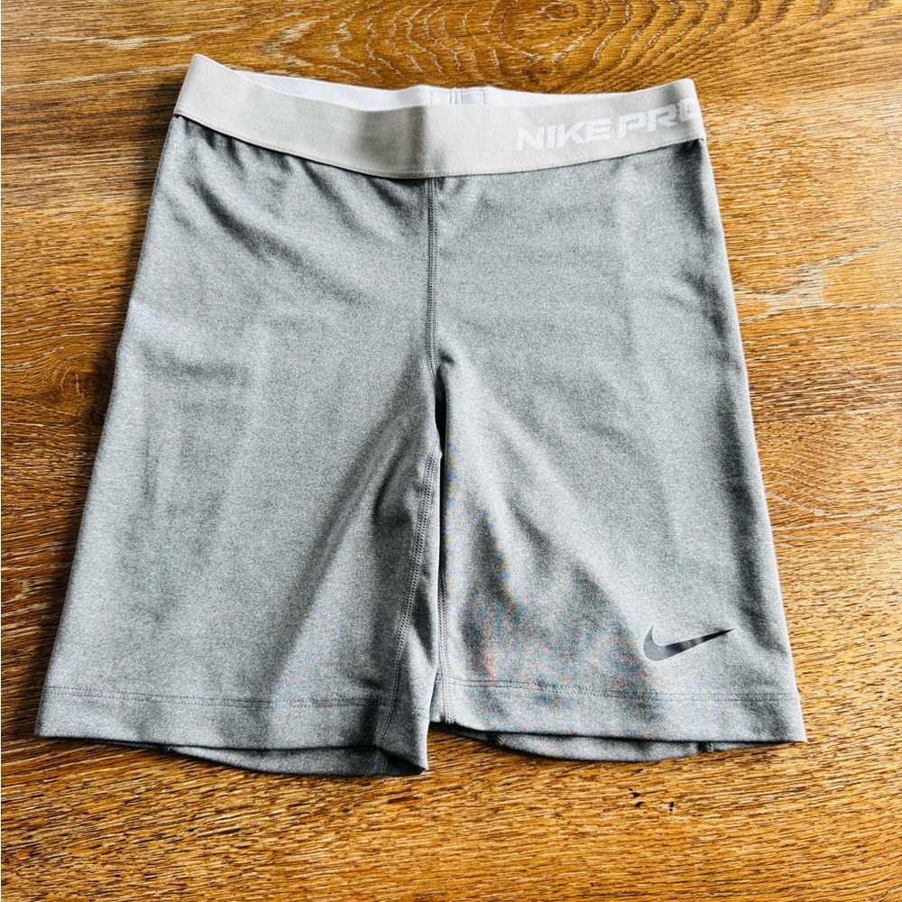Nike Pro Light Gray Training Shorts